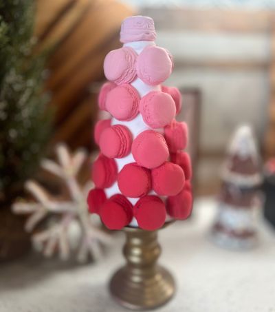 DIY Valentine’s Day Decor: Macaron Tree